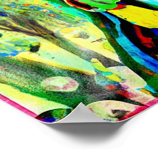 April Naive Folk Art Spring Celebration Poster (Hoek)