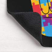 April Nationale Autisme Bewustzijn Maand ASL Liefd Muismat (Hoek)