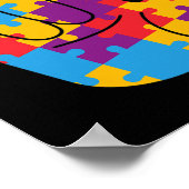 April Nationale Autisme Bewustzijn Maand ASL Liefd Poster (Hoek)