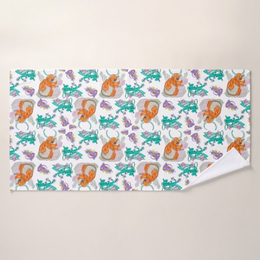 April ontwerp badhanddoek (Badhanddoek)