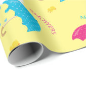 April overgiet Dubbele Paraplu's Cadeaupapier (Rol Hoek)