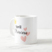 April Prinses Mok – Gouden Kroon & Hartjes Design (Voorkant links)