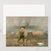 April Rain door Newell Convers Wyeth Bedankkaart (Voorkant / Achterkant)