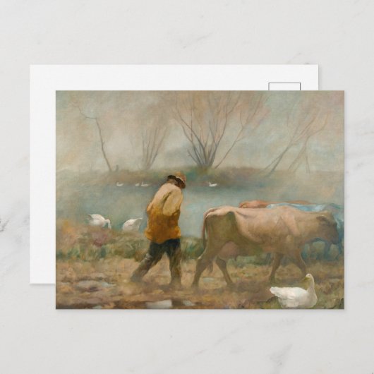 April Rain door Newell Convers Wyeth Feestdagenkaart (Voorkant / Achterkant)