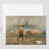 April Rain door Newell Convers Wyeth Kaart (Voorkant / Achterkant)