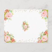 April regen brengt May bloemen Boeken voor baby Uitnodiging Briefkaart (Achterkant)