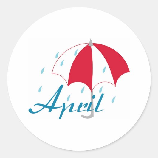 april ronde sticker (Voorkant)