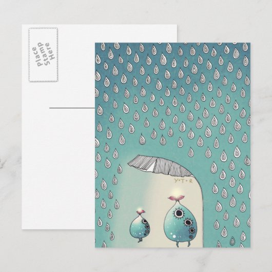 April Shower 2012 Briefkaart (Voorkant / Achterkant)