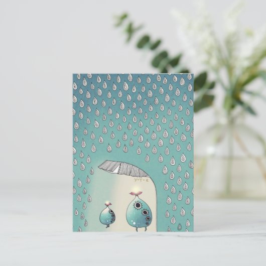 April Shower 2012 Briefkaart (Staand voorkant)