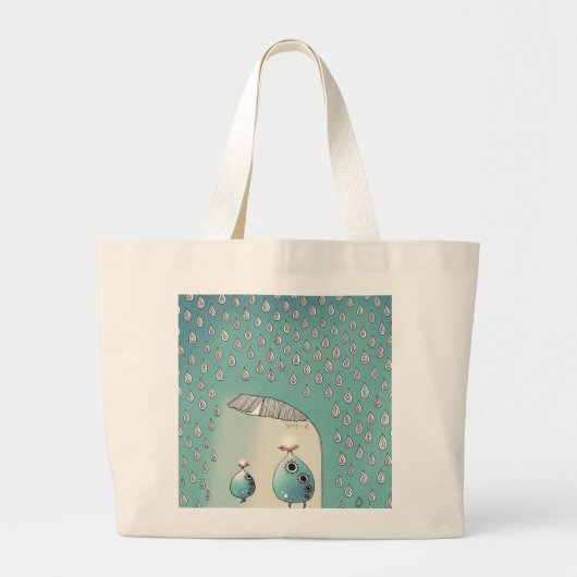 April Shower 2012 Grote Tote Bag (Voorkant)