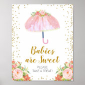 April Shower Baby's zijn lekker. Poster (Voorkant)