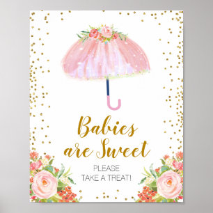 April Shower Baby's zijn lekker. Poster