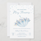April Shower Bring May Flowers Baby shower Kaart (Voorkant)