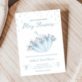 April Shower Bring May Flowers Baby shower Kaart