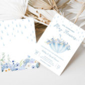 April Shower Bring May Flowers Baby shower Kaart