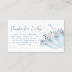 April Shower Bring May Flowers Boeken voor Baby Informatiekaartje