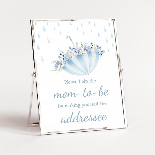 April Shower Bring May Flowers Envelope Station Poster