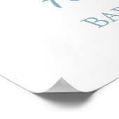 April Shower Bring May Flowers Shower Welcome Sign Poster (Hoek)