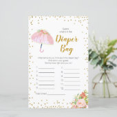 April Shower raad wat er in de luiertas zit (Staand voorkant)