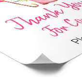 April Showers Breng May Bedankt voor je komst Poster (Hoek)