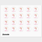 April Showers brengen Baby shower voor mei-ventila Ronde Sticker (Vel)