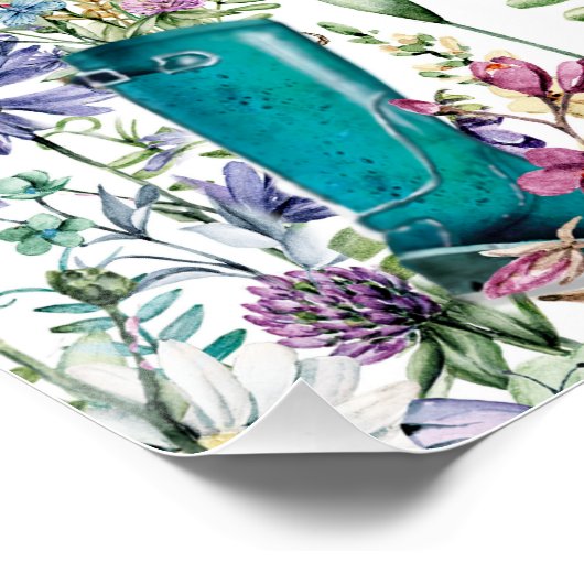 April Showers brengen May Flowers Perfect Poster (Hoek)