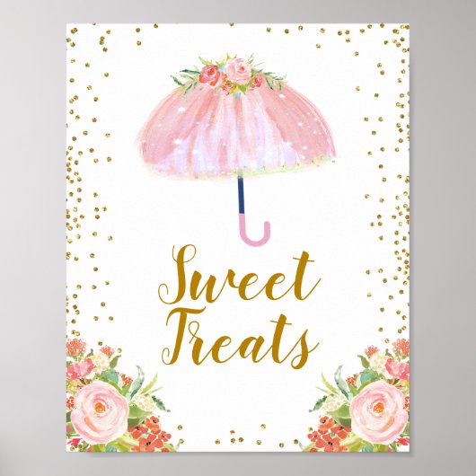 April Showers brengen May Flowers Sweet Treins Poster (Voorkant)
