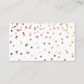 April Showers brengen modebloemen diapraffle Informatiekaartje (Achterkant)