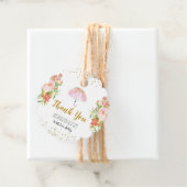 April Showers brengen mogelijk Baby shower voor T Bedankjes Labels (In situ)