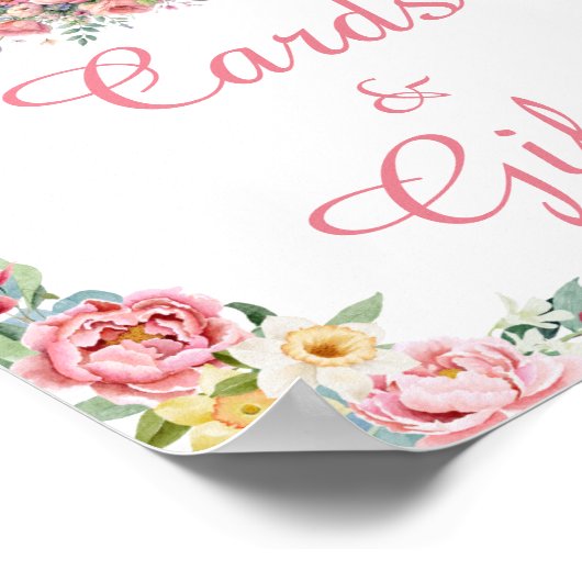 April Showers brengt Mei Bloemen Kaarten en gesche Poster (Hoek)