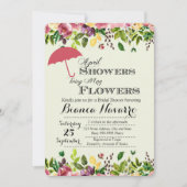 April Showers Bridal Shower Uitnodiging (Voorkant)