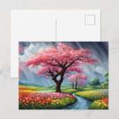 April Showers Briefkaart (Voorkant / Achterkant)