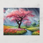 April Showers Briefkaart (Voorkant)