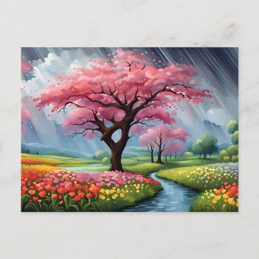 April Showers Briefkaart (Voorkant)