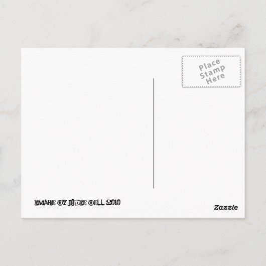 April Showers Briefkaart (Achterkant)