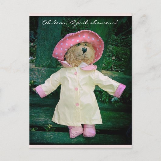 April Showers Briefkaart (Voorkant)