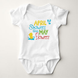 April Showers Brings May Flowers Romper