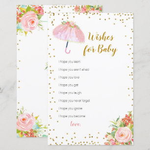 April Showers halen May Flowers Wishes for Baby
