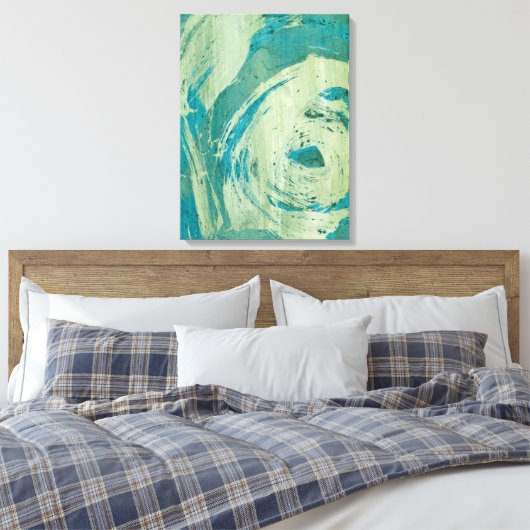 April Showers II Canvas Afdruk (Insitu (Slaapkamer))