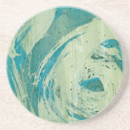 April Showers II Zandsteen Onderzetter (Voorkant)