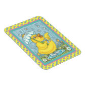 APRIL SHOWERS KUNNEN STROMEN, SPRING CHICK MAGNET MAGNEET (Rechterzijde)