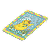 APRIL SHOWERS KUNNEN STROMEN, SPRING CHICK MAGNET MAGNEET (Linkerzijde)