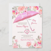 April Showers Paraplu Douche Kaart (Voorkant)