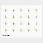 April Showers Ronde Sticker (Vel)