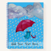 April Showers Spiral Notitieboek (Voorkant)