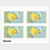 APRIL SHOWERS SPRING CHICK, CHICKEN STICKERS Sheet (Vel)
