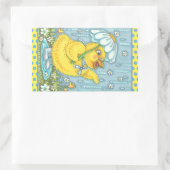 APRIL SHOWERS SPRING CHICK, CHICKEN STICKERS Sheet (Tas)