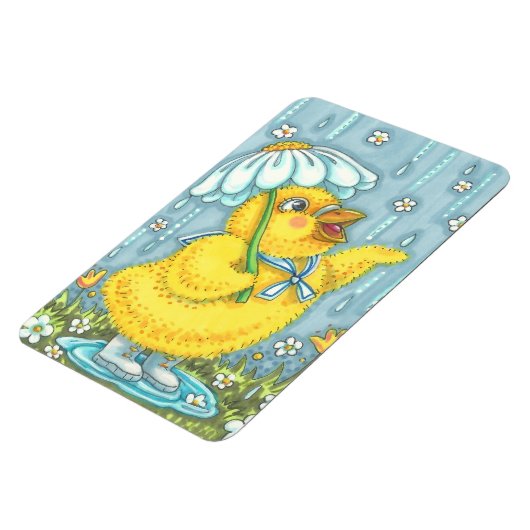 APRIL SHOWERS SPRING CHICK MAGNET Large Magneet (Linkerzijde)