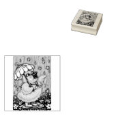 APRIL SHOWERS, SPRING CHICK RUBBER STEMP RUBBERSTEMPEL (Gestempeld)