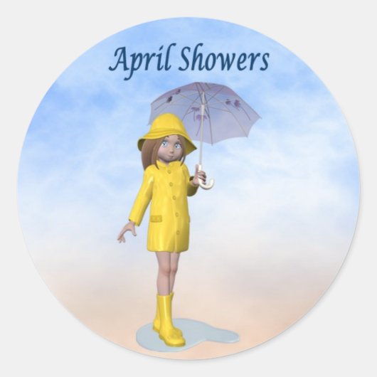 April Showers Stickers (Voorkant)